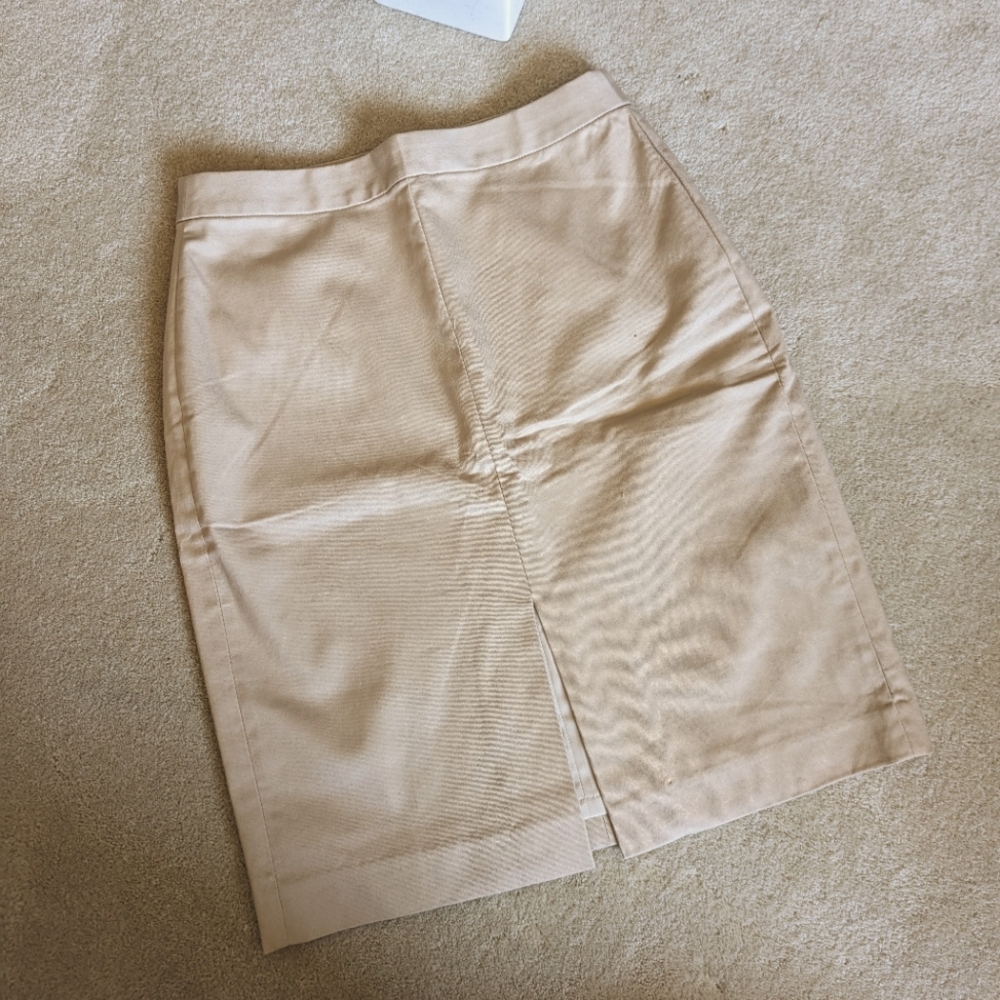 Banana Republic Khaki Pencil Skirt